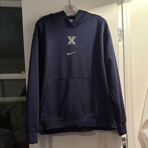 Nike Xavier University Musketeers Men's Navy Hoodie